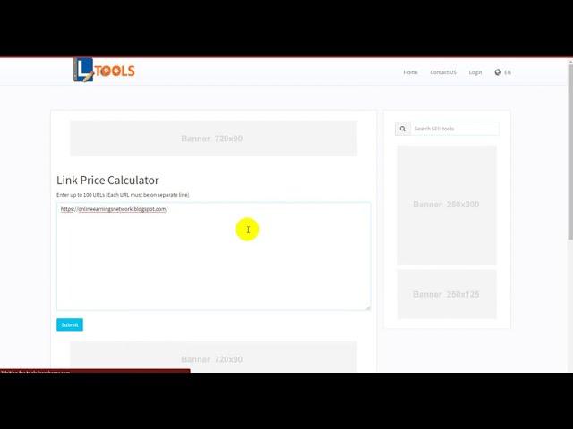 How To Website Link Price Calculator