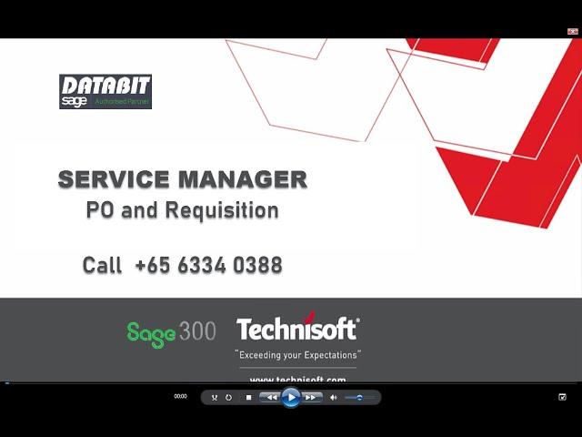 Technisoft PO Requisition integration in Service Manager