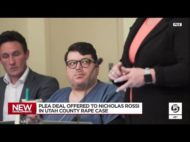 Plea deal offered to Nicholas Rossi in Utah County rape case