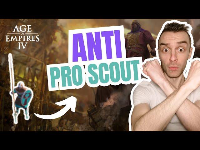 BO (Build Order) Byzantines : The only anti pro scout build of the game. Age of Empires 4 (AOE 4)