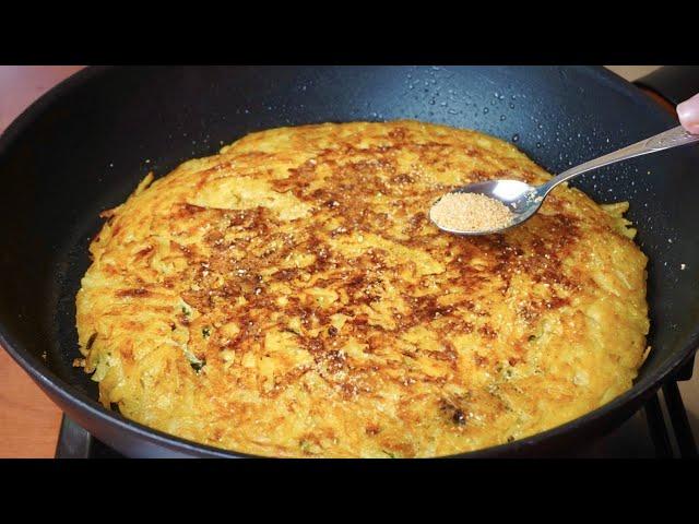 Only 3 ingredients! Quick breakfast in minutes! Very simple and delicious recipe