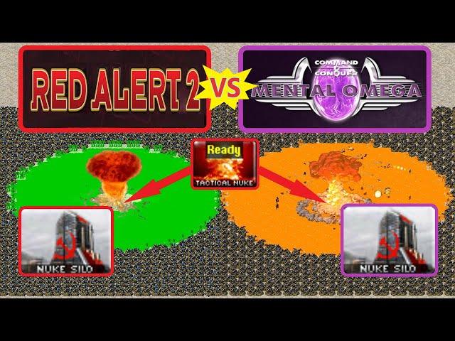 RED ALERT 2 vs MENTAL OMEGA - Nuke