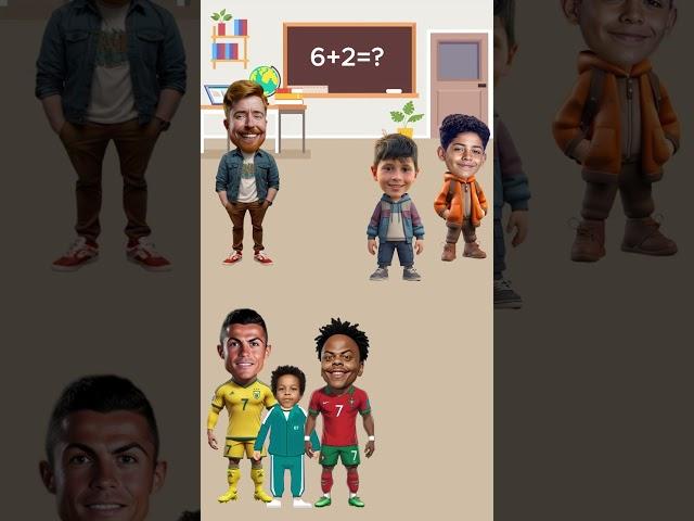 WHO’S THE REAL DAD! Ronaldo, Messi & Speed Confused