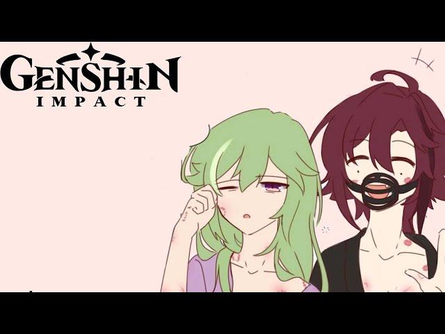 A Kinky Morning Start (Genshin Impact Comic Dub)