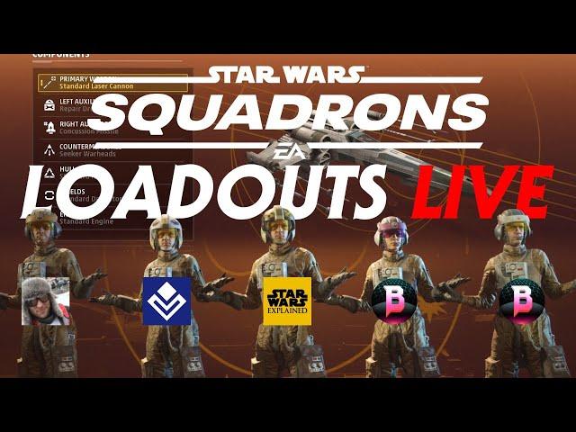 Star Wars: Squadrons LIVE - Our Loadouts and Fleet Battle Practice