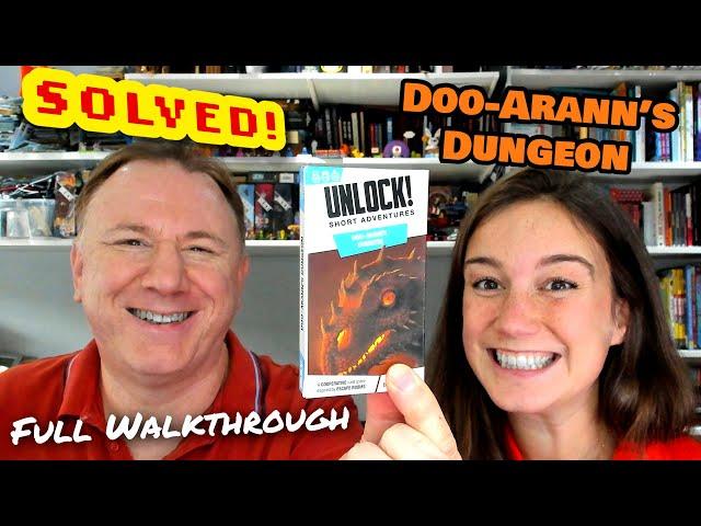 Solved! Unlock Short: Doo-Arann's Dungeon - full walkthrough and solution with Dr Gareth and Laura