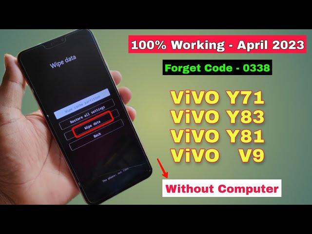 Vivo Y71 Pattern Unlock | Vivo Y83, Y71, Y81, V9 All Type Password, Pattern Lock Remove - Hard Reset