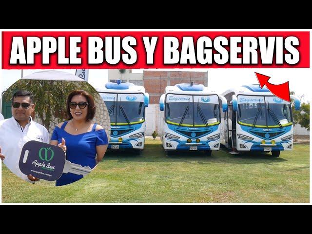 APPLE BUS entrega flota de buses a la empresa de transportes de persona BAGSERVIS | Trujillo