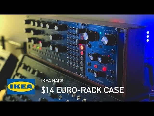 $14 DIY EURO RACK CASE (IKEA HACK)