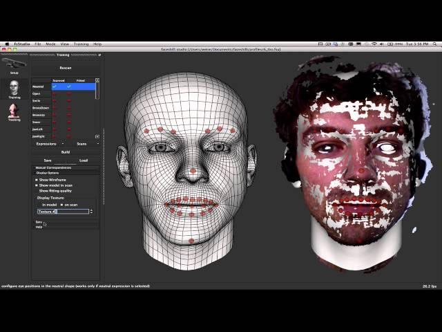 faceshift studio 1.2 tutorial: training