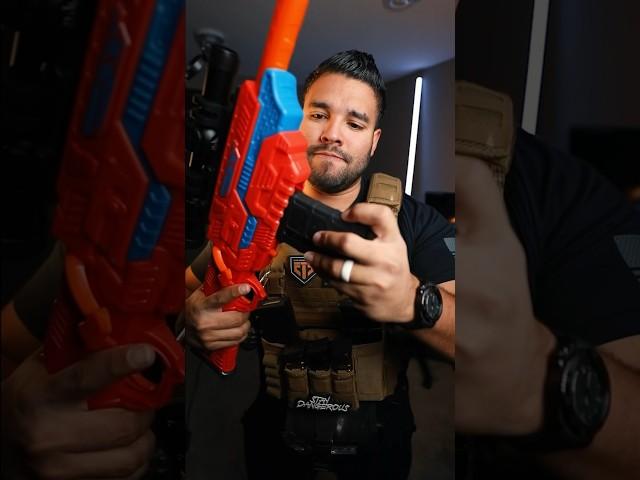 Can A NERF Gun Shoot Real Bullets? #NERF #guns