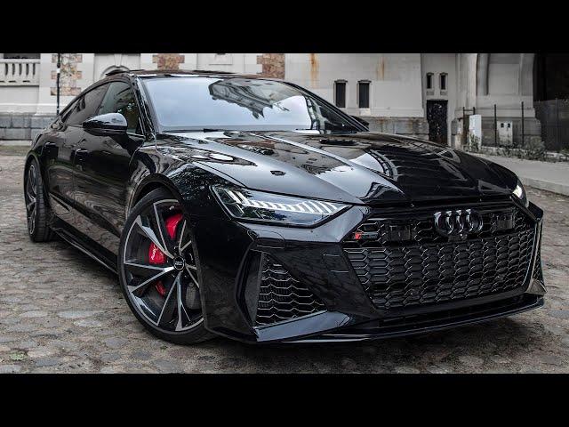 WOW! 2021 AUDI RS7 SPORTBACK - MURDERED OUT V8TT BEAST - BEST LOOKING AUDI EVER? IN DETAIL