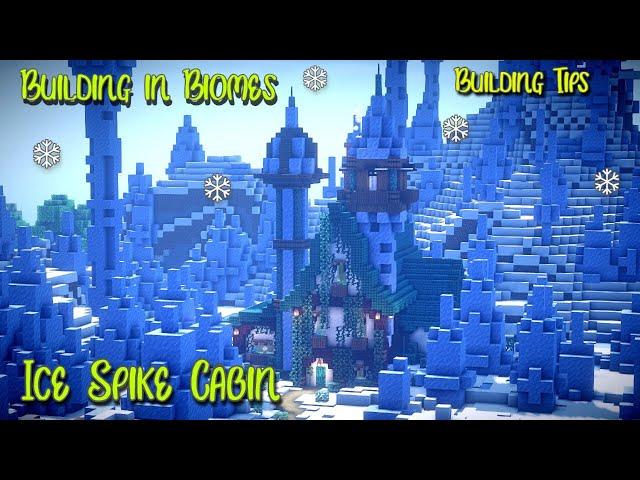  Building in Biomes  Ice Spike Cabin  Building Tips 