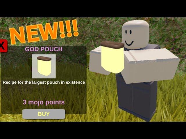 I GOT THE NEW GOD POUCH IN BOOGA BOOGA