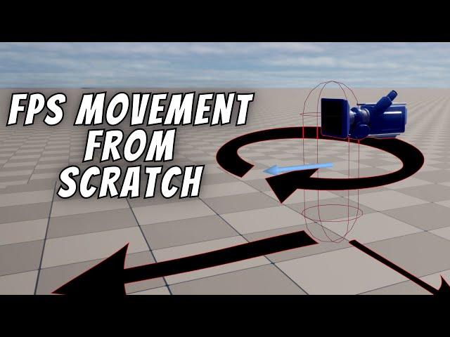 First Person Movement From Scratch (Unreal Engine Beginner Tutorial 2023)