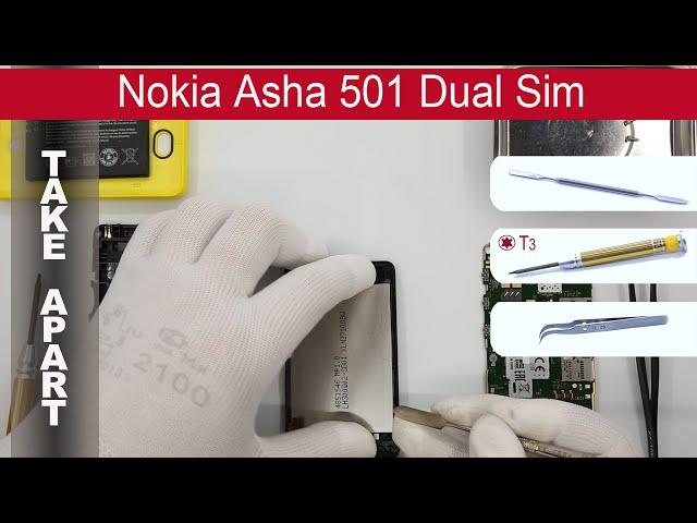 Nokia Asha 501 Dual RM-899  Teardown Take Apart Tutorial