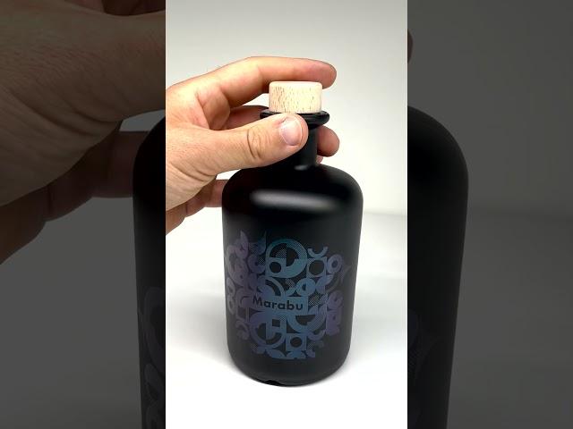 Pearlescent Effect on Glass Bottle