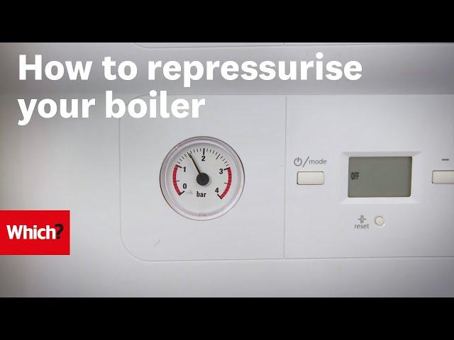 How to repressurise a boiler- Which?