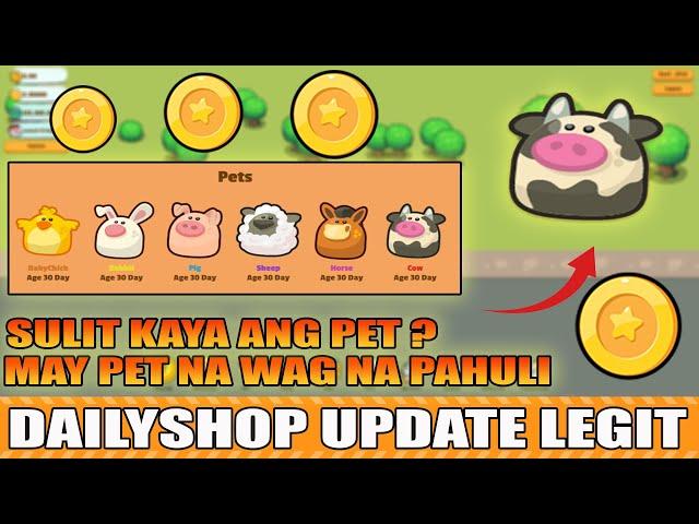 Daily coins - Pet Update Legit Parin | BILI NA habang maaga pa ! (Browser Game)