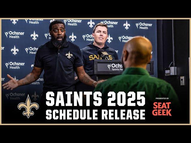 Saints 2025 Schedule Release Video | Official Reveal