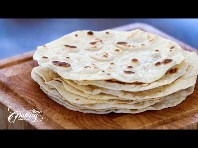 Homemade Flour Tortillas - Easy and Quick Recipe