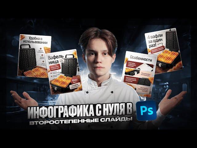 Инфографика с нуля в Photoshop! Дополнительные слайды