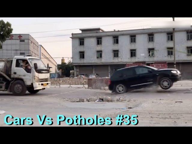 [Top 10] Cars Vs Potholes #35 | Flying Car Series