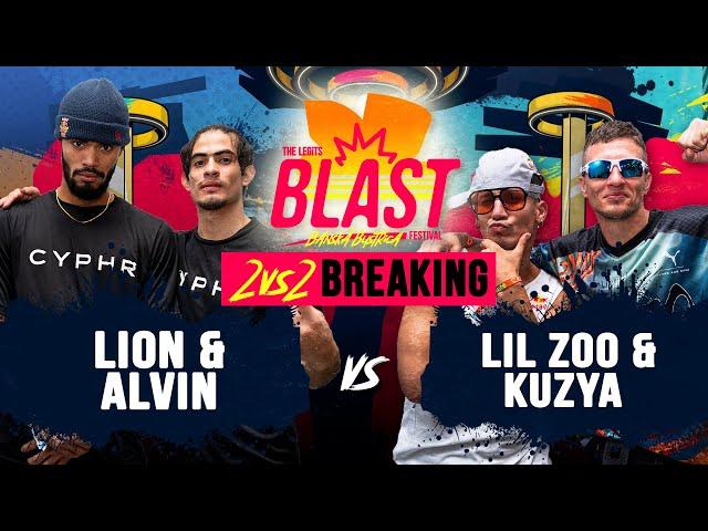 Lion & Alvin vs Kuzya & Lil Zoo I Top 16 2vs2 Breaking I The Legits Blast 2023