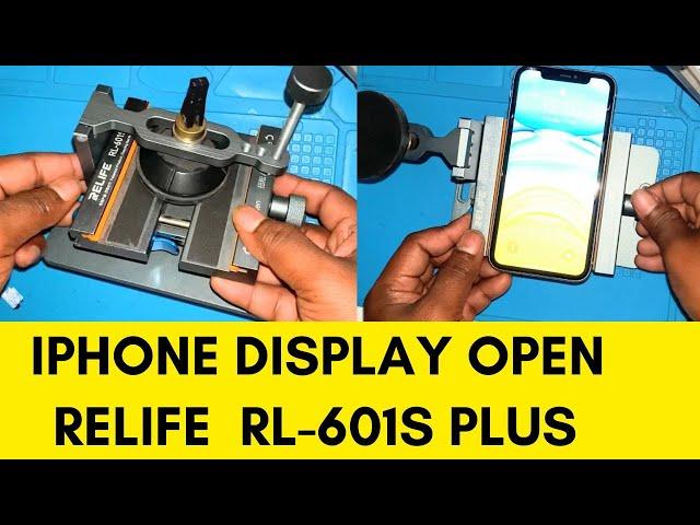 How To use Mobile Tools RL-601s Plus RELIFE iPhone Display open tools Hindi Video