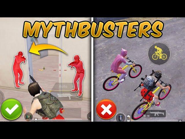 Top 10 MythBusters (PUBG MOBILE & BGMI) Tips and Tricks 1.9 Update PUBG Myths #14