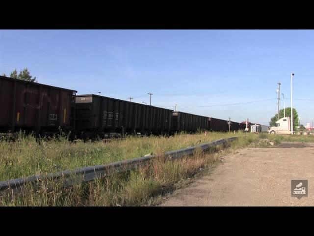 CN Blocks Edmonton Crossing for 45 Minutes! (Full Version)