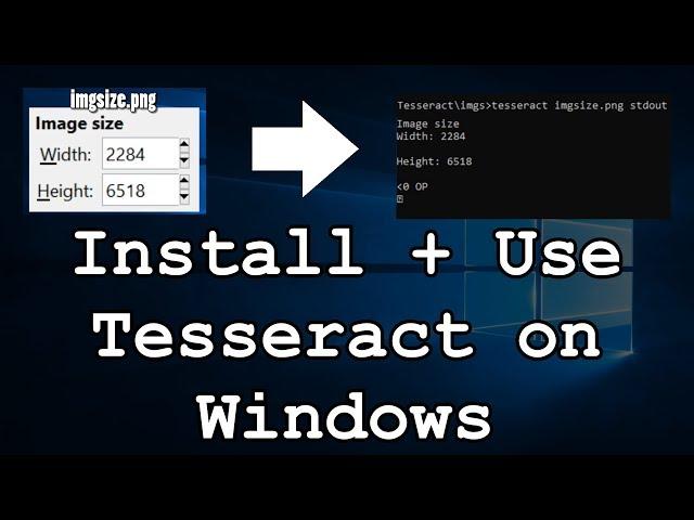 How to Install and Use Tesseract OCR on Windows - Optical Character Recognition