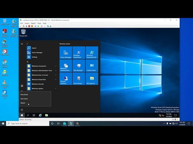 Restart the windows Server 2019 for Exchange Server 2019 CU3 Installation part 10