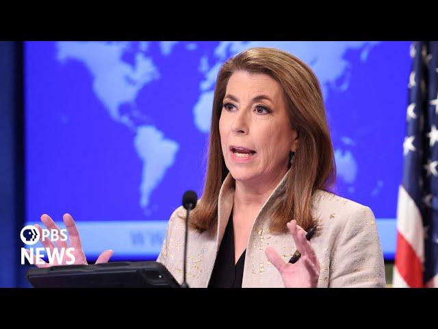 WATCH LIVE: State department holds news briefing as Russia steps up drone attacks on Ukraine