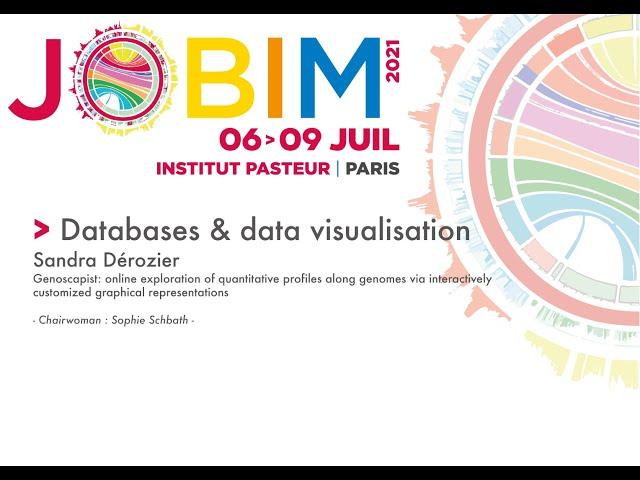 JOBIM2021 - Database and data visualisation - Sandra Dérozier