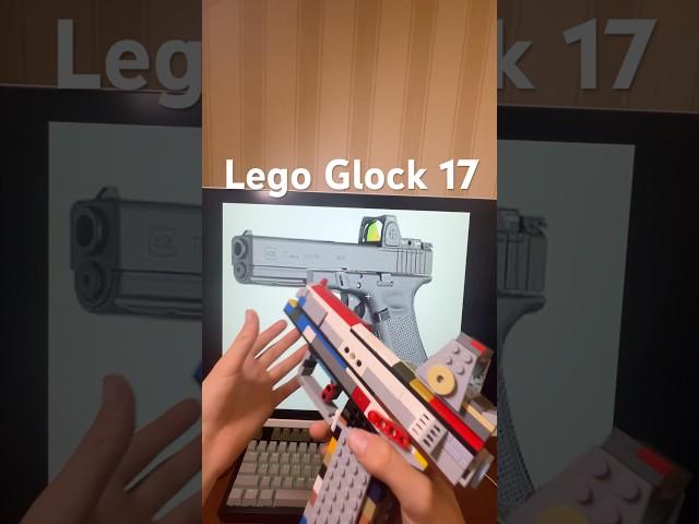 LEGO GLOCK 17 #lego #legogunthatshoots #legoguns #legogun #legoweapons #legotoygun #glock17gen5