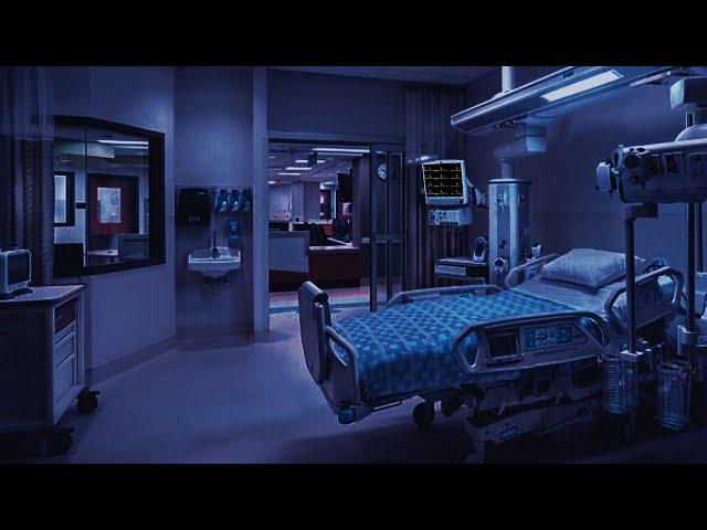 Hospital Intensive Care Unit Background Noise | ICU Room Sounds Heart Monitor, IV Pump, Ventilator