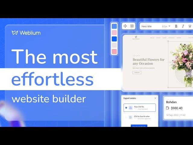 Weblium - The Most Effortless Website Builder