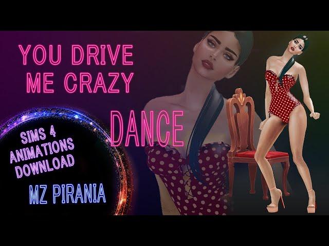 DANCE You Drive Me Crazy | Sims 4 Custom Animations | (Download)