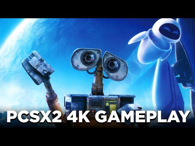 Wall E 4K UHD GAMEPLAY PCSX2 PS2 EMULATOR