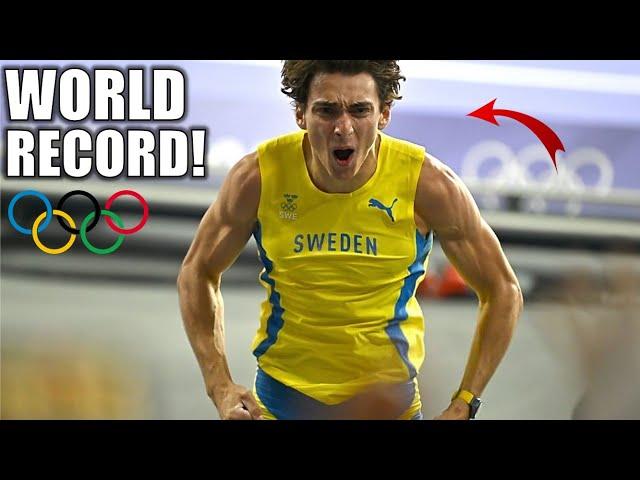 NEW WORLD RECORD!! || Armand Duplantis DESTROYS World Record Height In Paris Olympic Finals!