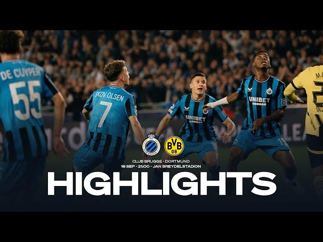 CLUB BRUGGE - BORUSSIA DORTMUND | HIGHLIGHTS | 2024-2025