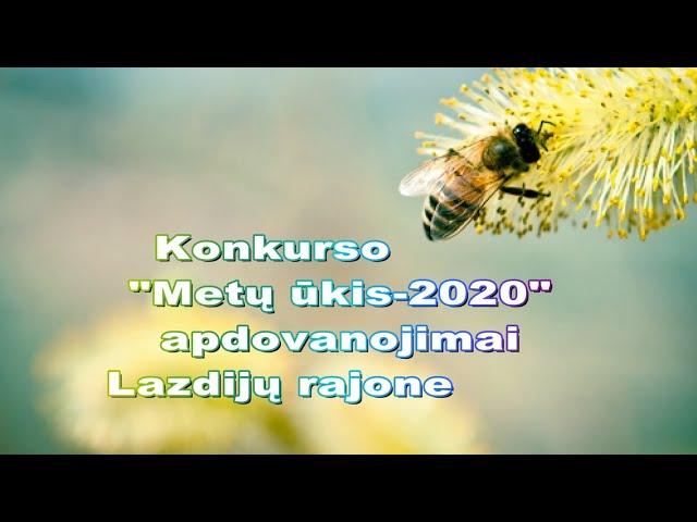 Konkurso „Metų ūkis 2020“ apdovanojimai