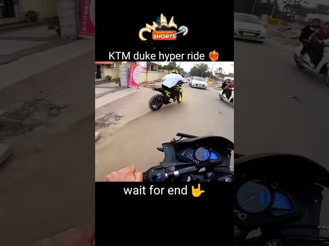 KTM duke hyper ride ️‍@rider_in #shortsvideo #shorts #short #viral