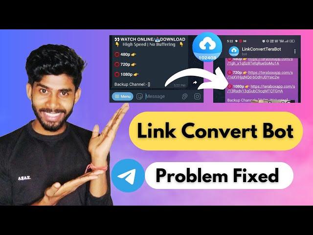 TeraBox Link Convert Bot is Not Working  Link Convert Bot Error Fixed  Telegram | Shnog Talk