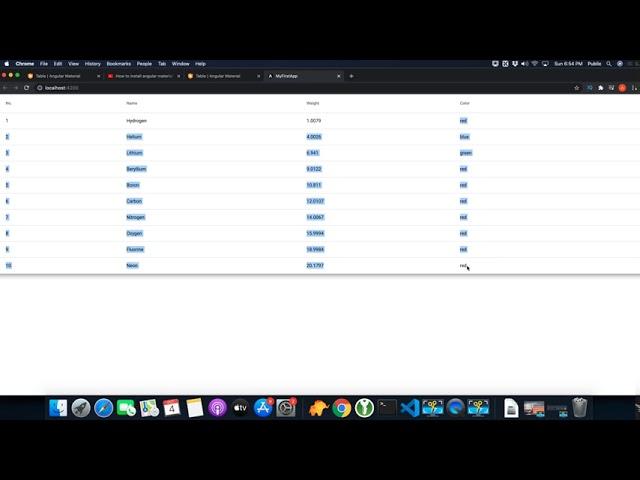 How to use Angular Material Datatable - 2020 | Angular 9 Tutorial