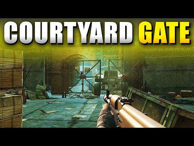 Courtyard Gate Extract Location on New Factory in Escape From Tarkov