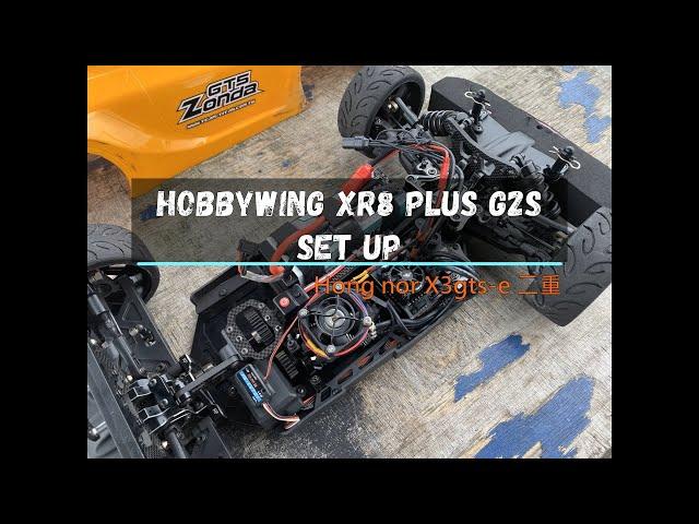 HOBBYWING XR8 PLUS G2s + 4268 G3 2200kv set up(2022.05.09 in 二重)