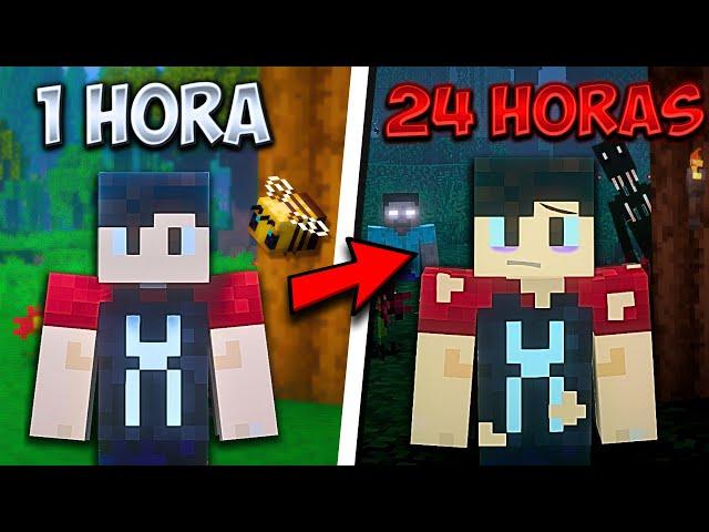 Passei 24 Horas no Fear Nightfall do Minecraft