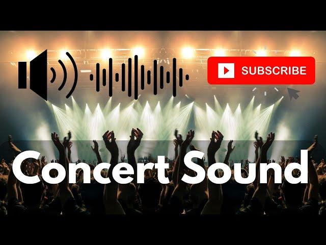 Concert sound ‍️- crowd stage applause scream sound effect I am here! on the STAGE  ️‍